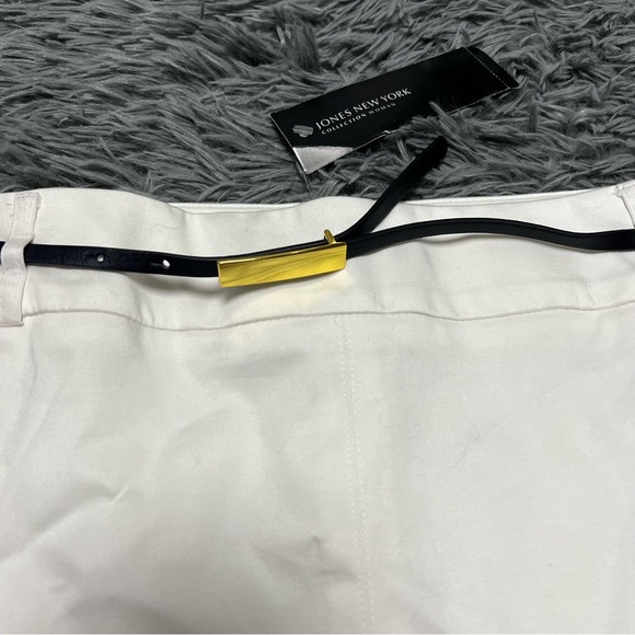 NWT Jones New York Collection Stretch White Pencil Skirt Size 16w - Picture 2 of 10